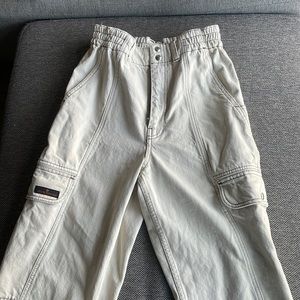 Cream skater jeans
